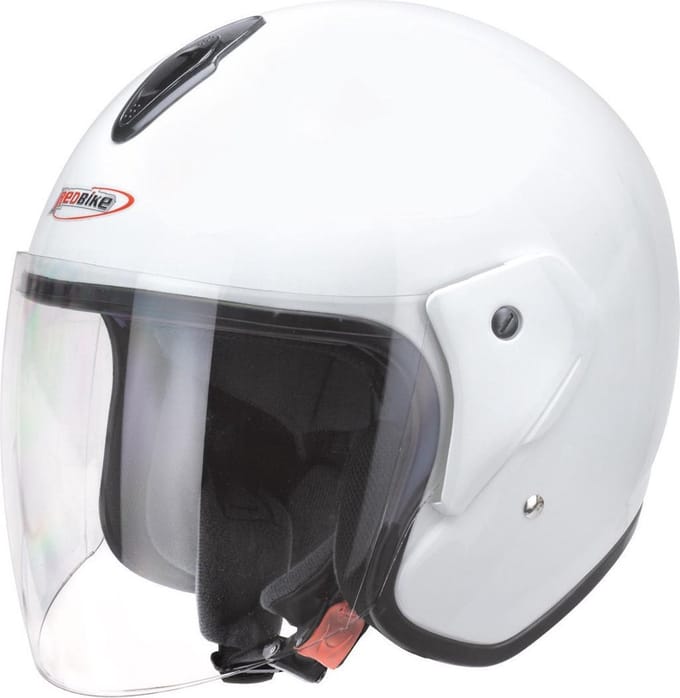 Redbike RB-915 jethelm wit | maat M