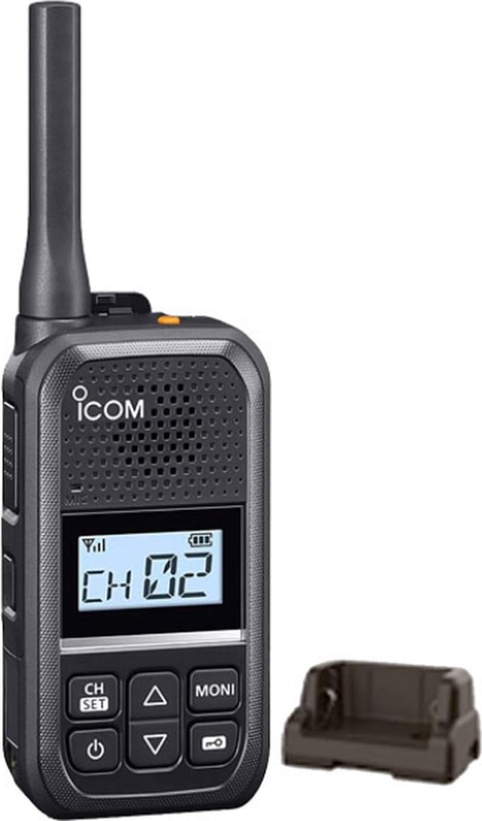 Icom IC-U20SR IP54 mini Portofoon met tafel lader