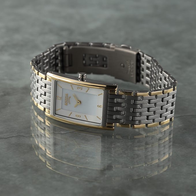 Boccia Titanium 3212.09 Dames Horloge 21 mm