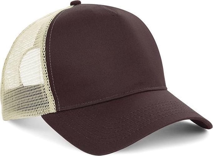 Snapback Trucker - Beechfield - Chocolate/Caram