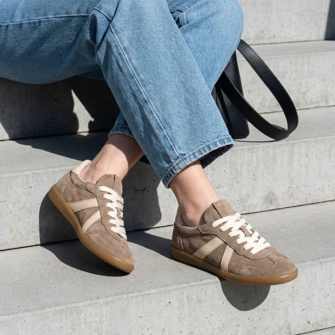 Linea Zeta Linea Zeta Sneakers camel Suede