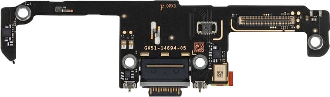 Google, Originele USB-C Oplaadconnector voor Google Pixel 10 met Geïntegreerde Microfoon, Zwart