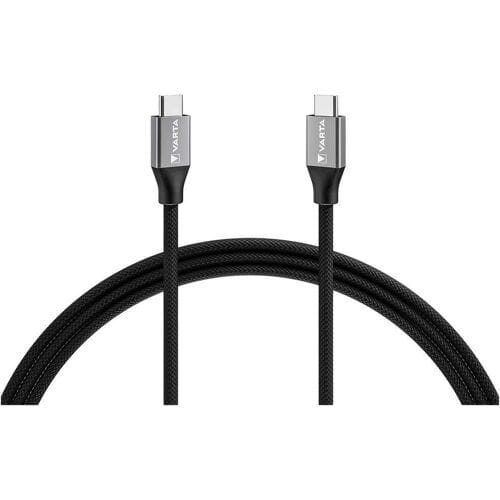 Varta 57936101111 USB-kabel USB-C stekker 2.00 m Meerdere kleuren Textielmantel