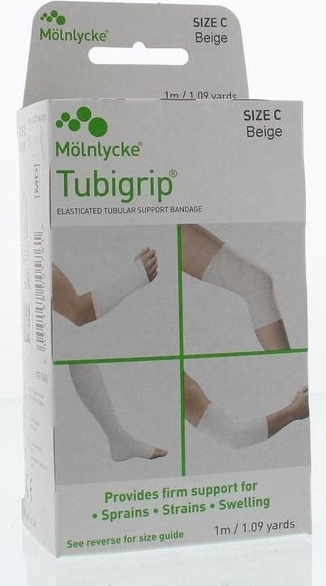 Tubigrip Maat C - beige - 1 maat - Bandage