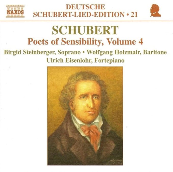 Birgid Steinberger, Wolfgang Holzmair, Ulrich Eisenlohr - Schubert: Poets Sensibility Volume 4 (CD)