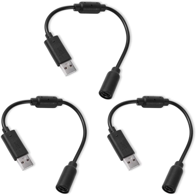 Dailygoods - 3 Stuks USB Breakaway Kabel voor Racing Wheels