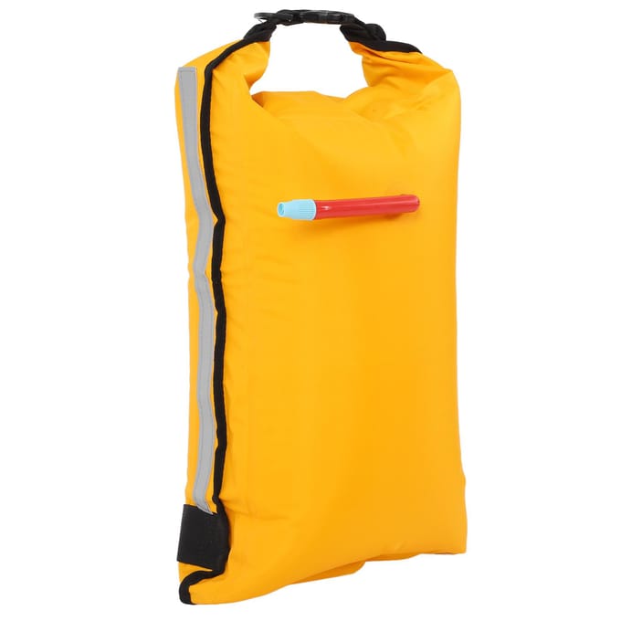 Paddle Float Veiligheidstas Lichtgewicht Draagbaar Kano Opblaasboot Tas voor Redding en Zelfredding yellow