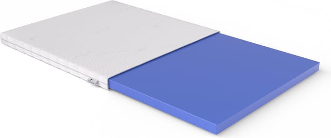 Toros Bedden Bamboo Topmatras Topper HR Topdekmatras 90x200x7 Koudschuim Deluxe