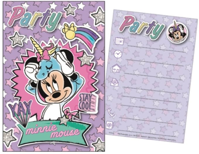 Disney Minnie Feest Uitnodiging