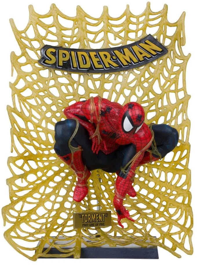 McFarlane Toys Marvel Collection PVC Statue 1/6 Spider-Man (Spider-Man # 1) (Gold Edition) (Gold Label) 15 cm Beeld