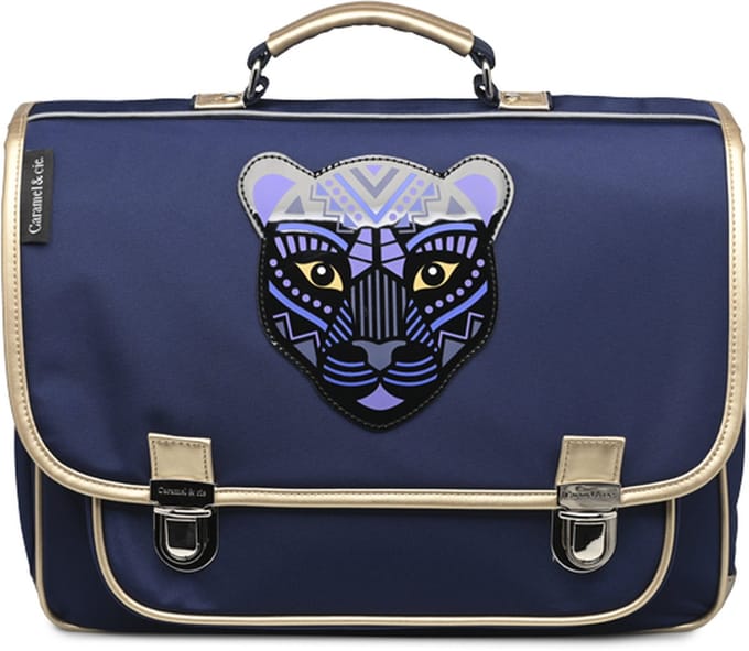 Caramel & Cie Boekentas/Schooltas Panthera Medium - Blauw