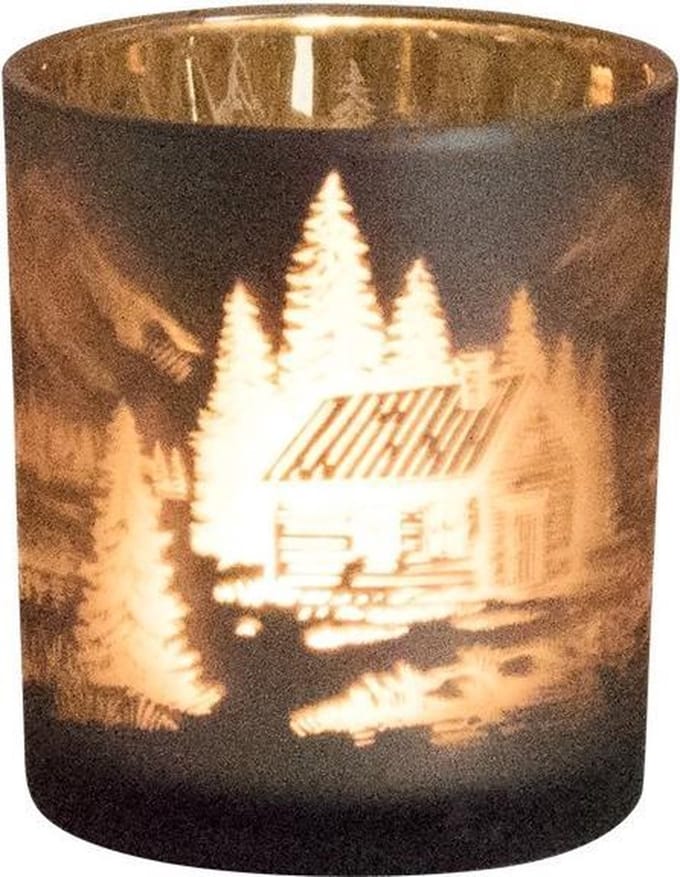 Waxinelichthouder Chalet (8 x 7,3 cm)