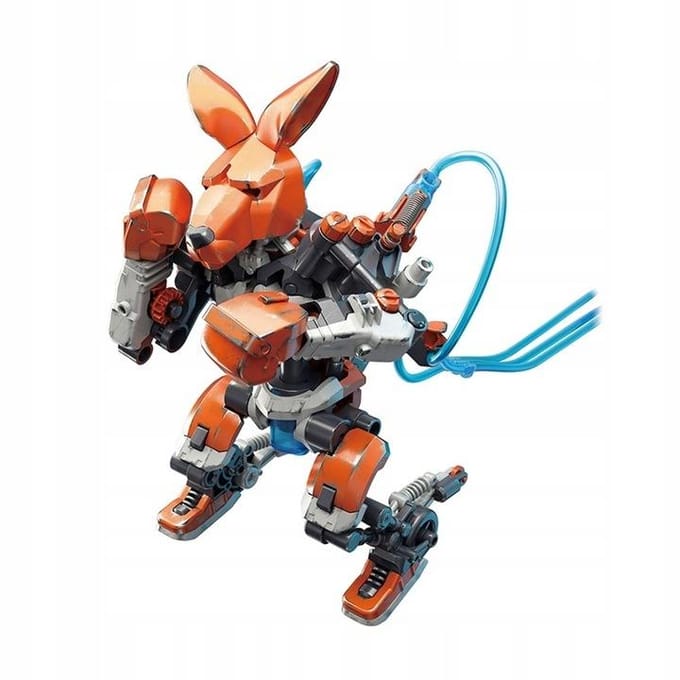Construct & Create Hydraulische Boksende Tim & Tom Gevechtsrobots - Experimenteerset - Robot Speelgoed - Stem Speelgoed - DIY Bouwpakket - 93483