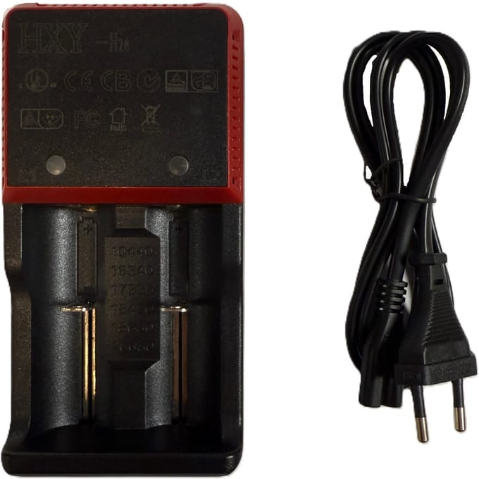 Dubbele oplader 26650 of 18650