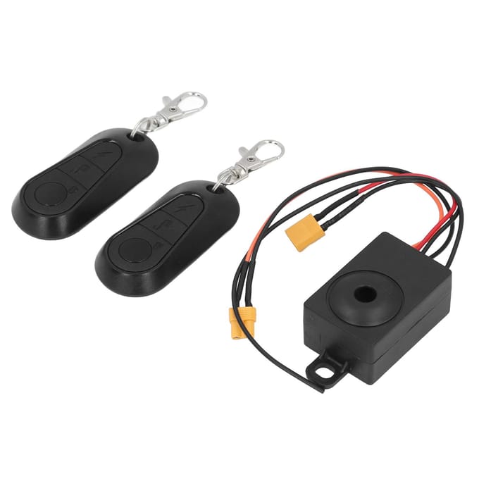 Elektrische Scooter Alarm met Afstandsbediening Anti-Diefstal Beveiliging XT30 Poort Elektrische Fiets Alarm voor M365 PRO gray
