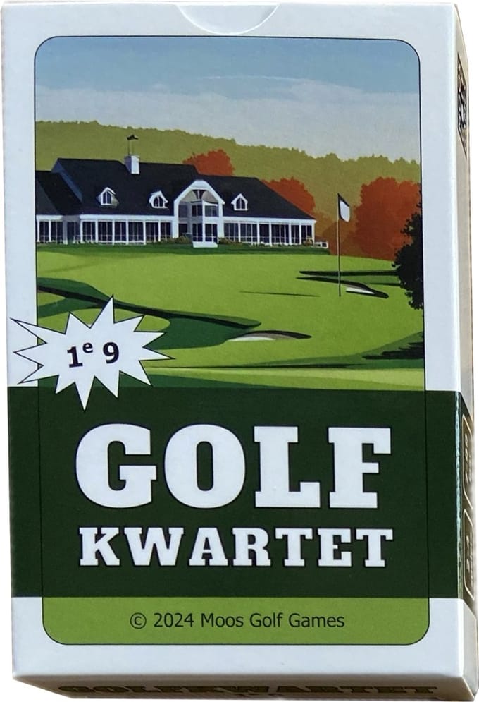 Golfkwartet 1e 9 - Educatief kaartspel over golfkennis