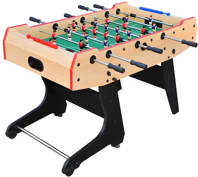 Vente-unique Tafelvoetbal STADIUM van MDF - 137 x 74,5 x 86 cm