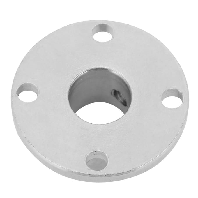 2 stuks M4 Starre Flenskoppeling Motoras Koppeling Connector ID 12mm OD 18mm gray