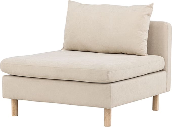 Zero bank bankmodule midden beige.