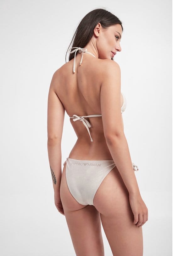 Emporio Armani MAAT S LUREX TEXTURED YARN Bikini