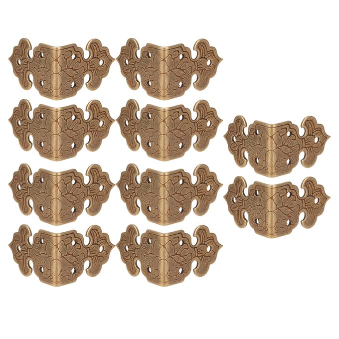 Hoekbeschermer Koper Tafelhoek Beschermingsgereedschap voor Sieraden Cadeau Houten Dozen KastenBrons brons