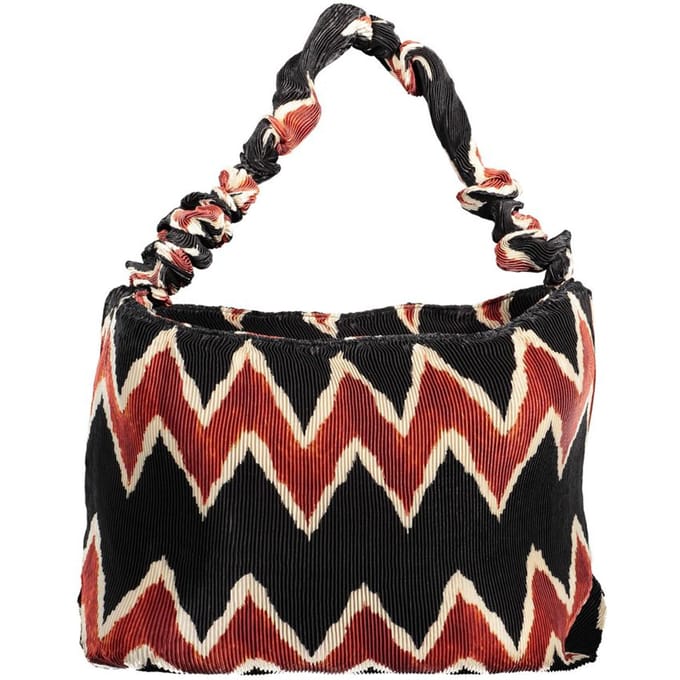 Desigual Schoudertas Bols Pleated Shoulderbag Black Zwart