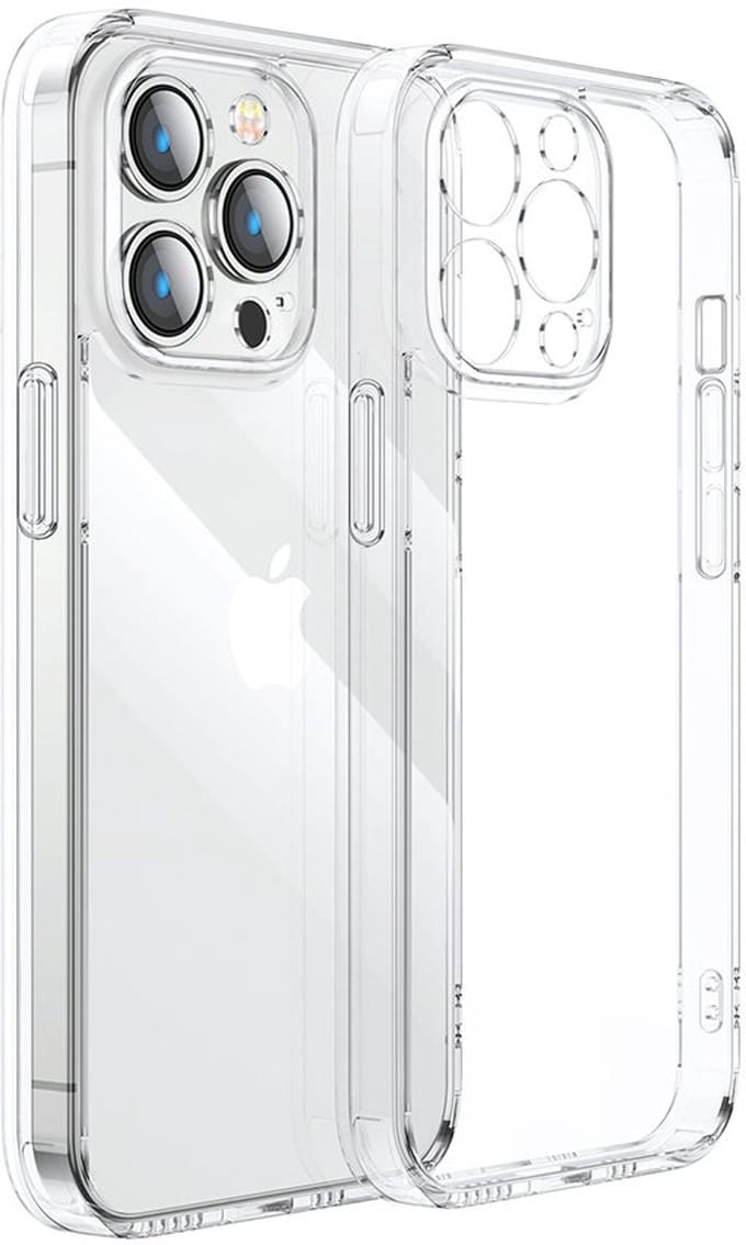 Joyroom Joyroom 14D Case - Transparante Telefoonhoes - iPhone 14 Plus - TPU - Antislip