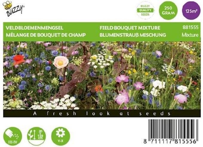 Buzzy - Zaden - Veldbloemenmengsel 250g