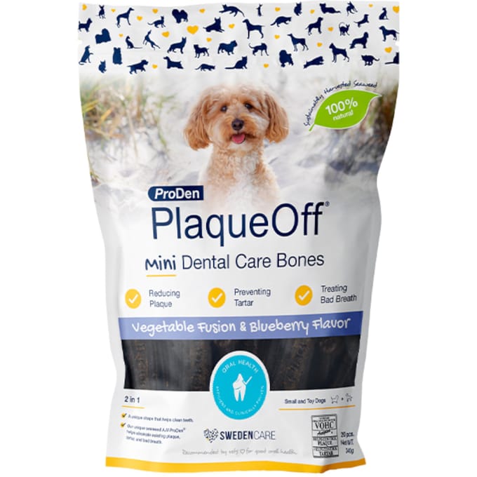 ProDen PlaqueOff Dental Care Botten - Groenten & Bosbessen Mini (340 g)