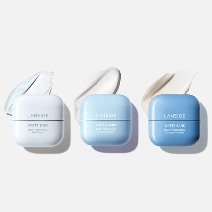 Laneige Water Bank Blue Hyaluronic Moisture Cream 20ml – Reismoisturiser, Hyaluronzuur, Ondersteuning Huidbarrière, Koreaans 20ml white