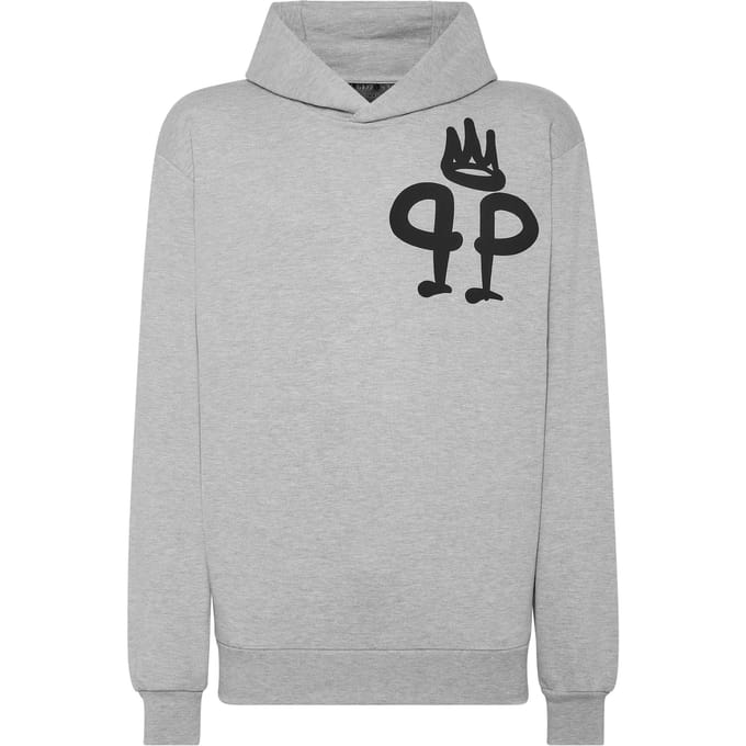 Sweatshirt Met Capuchon King Plein