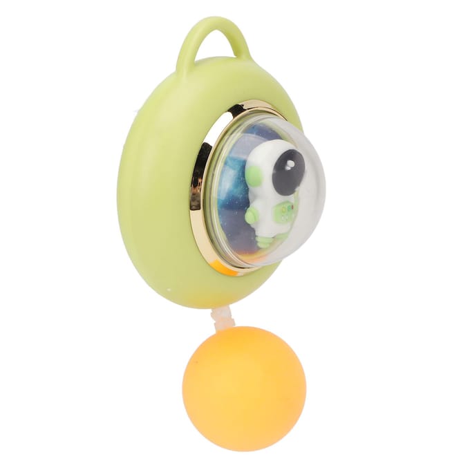 Tafeltennis Elastische Trainer Hand Oog Coördinatie Visuele Oefening Hangende Tafeltennis Training beige