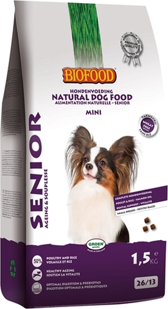 Bf Senior Small Breed - Hondenvoer - Gevogelte 1.5 kg