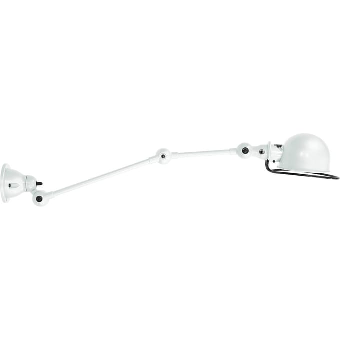 Jieldé Loft D4251 wandlamp, scharnierarm, wit