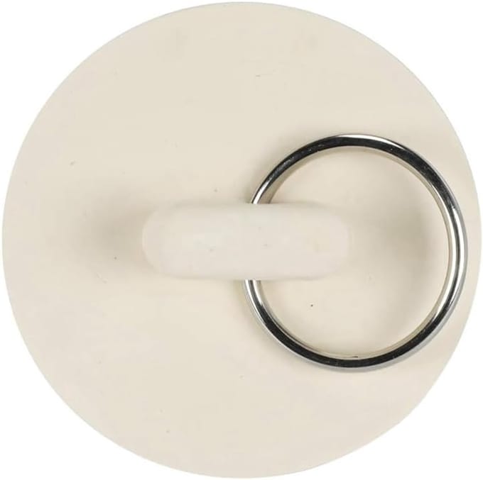 Wastafelstop - Gootsteenstop Afvoerstop - Water Dicht Maken - Universele Pasvorm - 1 3/8 Inch - Zwart