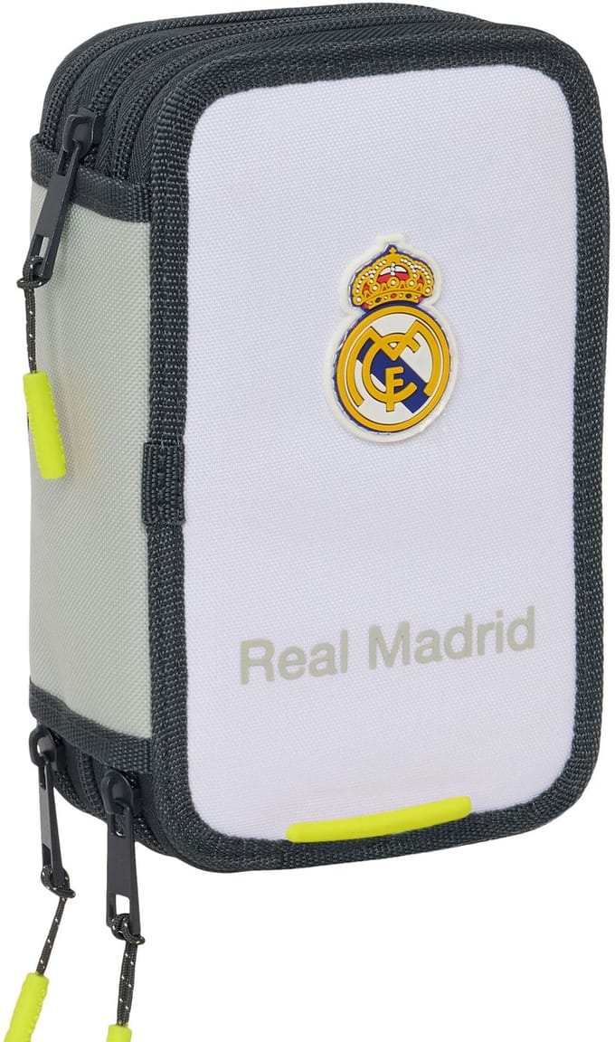 Real Madrid etui met uitrusting drievoudig gevuld etui 37 stuks 412554857 meerkleurig