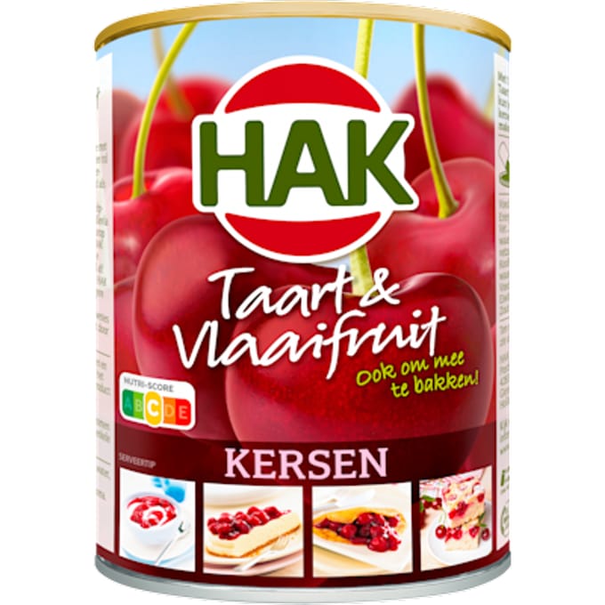 taart en vlaaifruit kersen