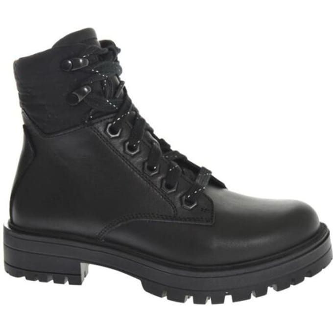 Twins 323685 589 Wijdte 5 Meisjes Veterboot - Zwart - 40