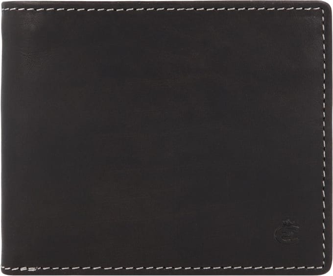 Esquire Dallas Portemonnee Leer 10 cm - Jongens - Horizontaal - schwarz