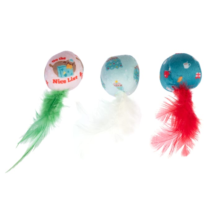 3x TIAKI Feestelijke pendels voor katten