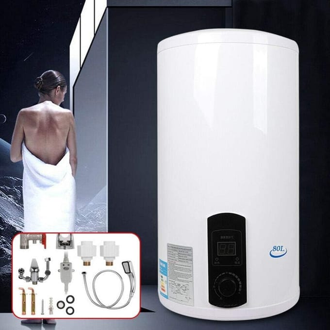 Elektrische Boiler - Warmwater Ketel - Direct Warm Water - LED Display - 80 Liter Capaciteit