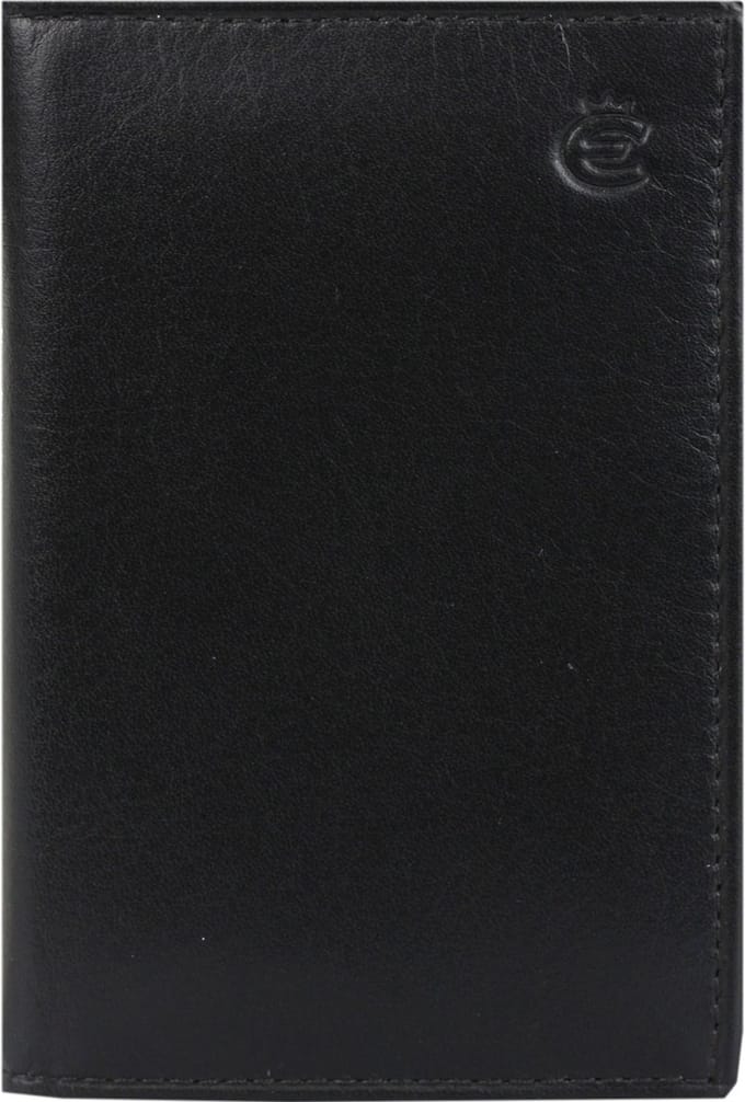 Esquire Eco Business Card Case Leer 7,5 cm - 1 Sleuven - black