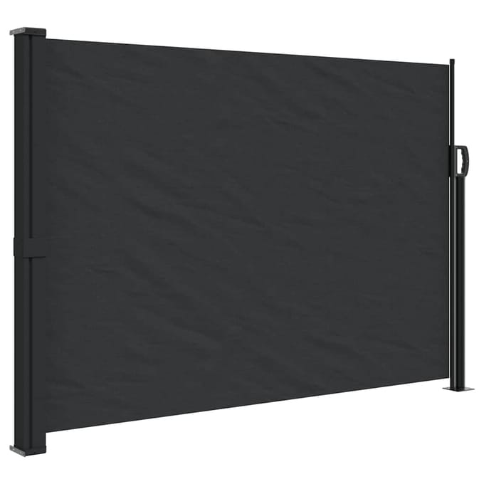 vidaXL - Windscherm - uittrekbaar - 140x300 - cm - zwart