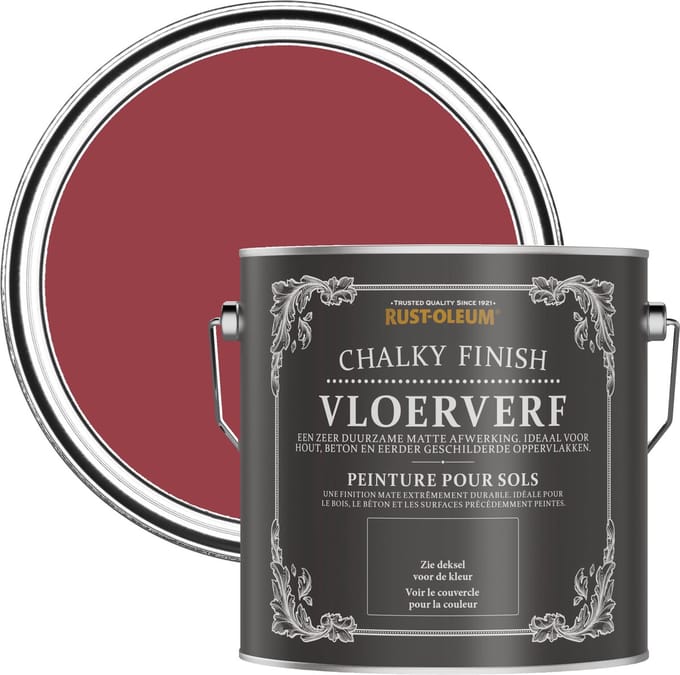 Rust-Oleum Rood Vloerverf - Soho 2,5L