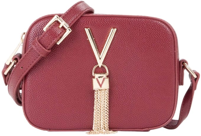 VALENTINO schoudertas Divina Lady Crossover Bag Bordeaux wijnrood