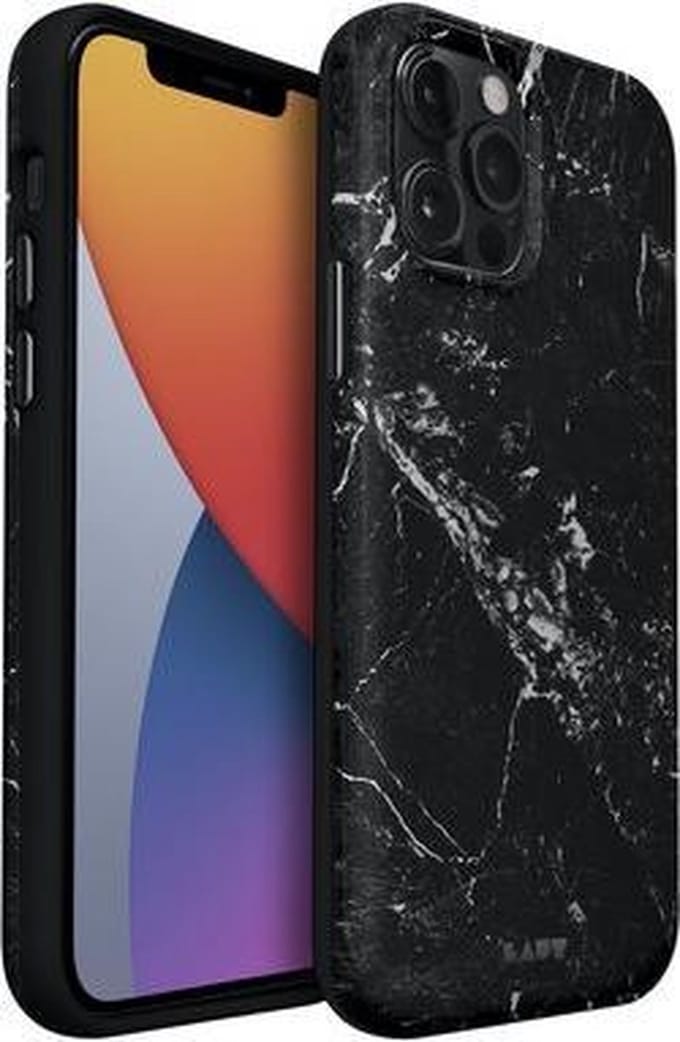LAUT Huex Elements iPhone 12 Pro Max hoesje Zwart