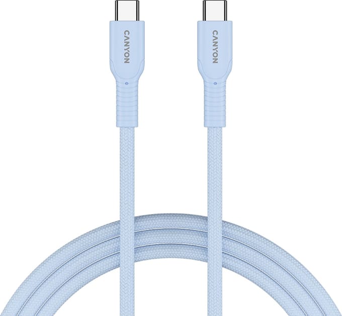 Canyon OnWire 60CL - Kabel - USB-C - 60W - 1m - Niebieski