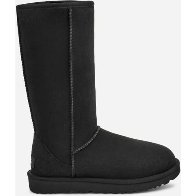 UGG® Classic Tall II for Women in Black, Size 7, Twinface/Polyester/Leather