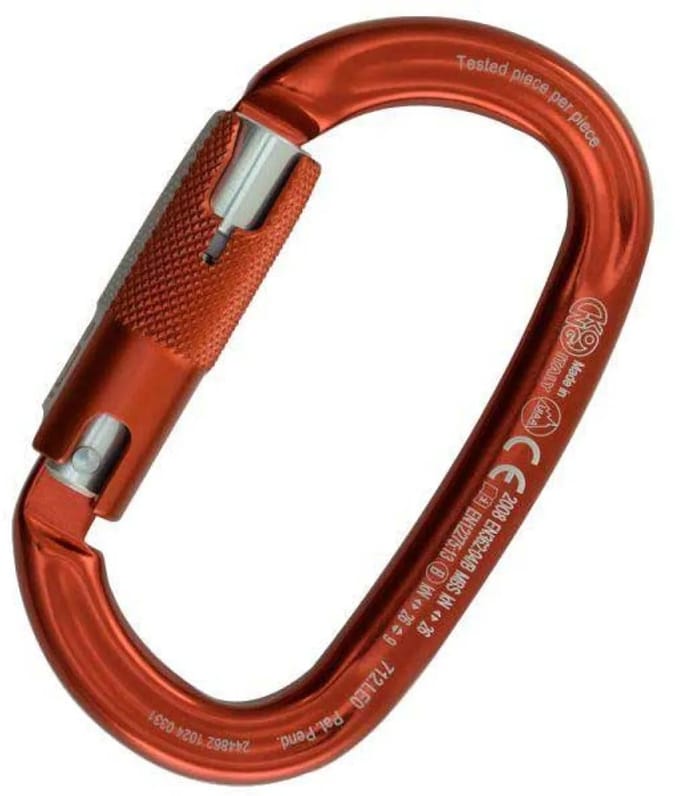 Kong Ovalone Rise Lock Karabijnhaak Oranje