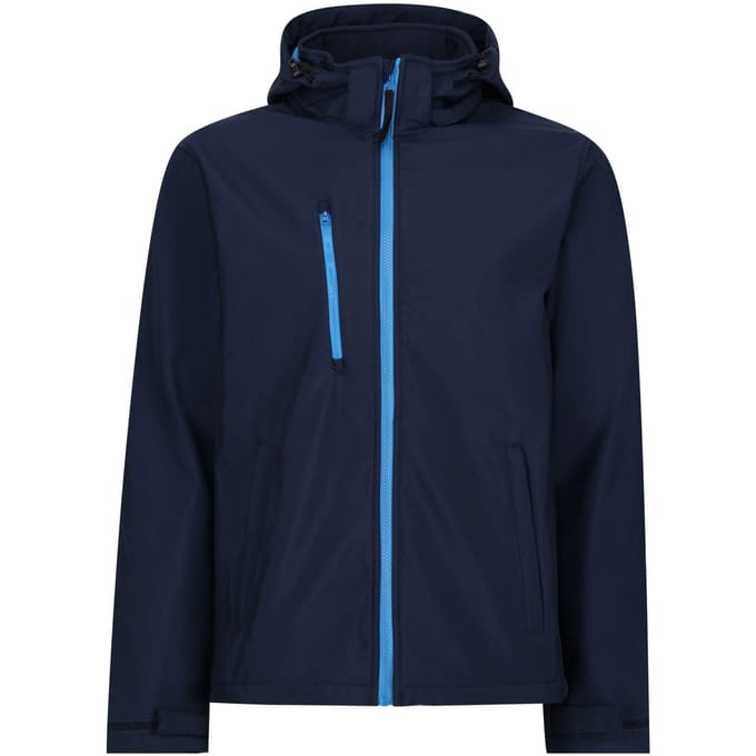 Regatta Heren Venturer 3-laags membraan Soft Shell Jas (Marine / Frans Blauw)